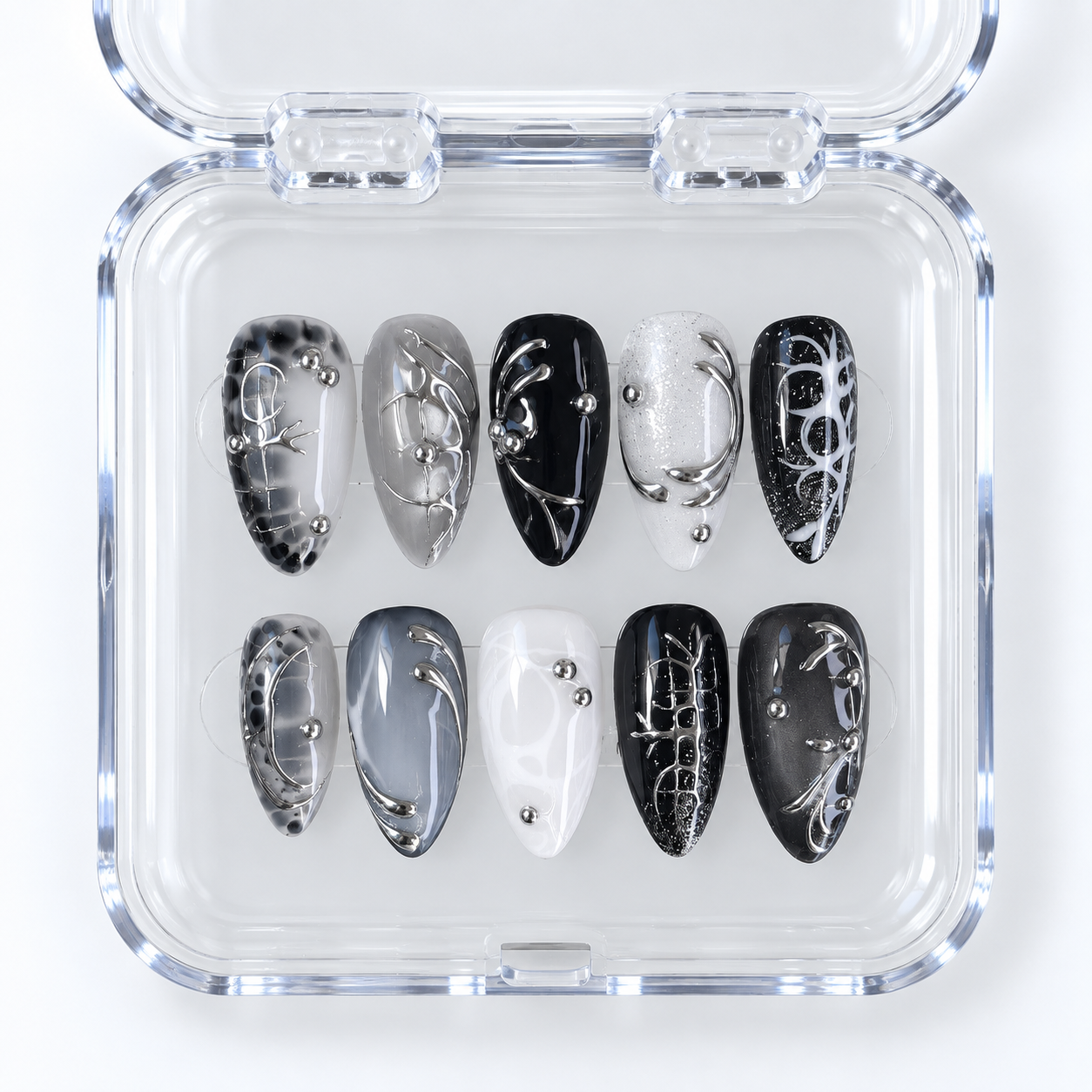 Silver Abstract Gothic