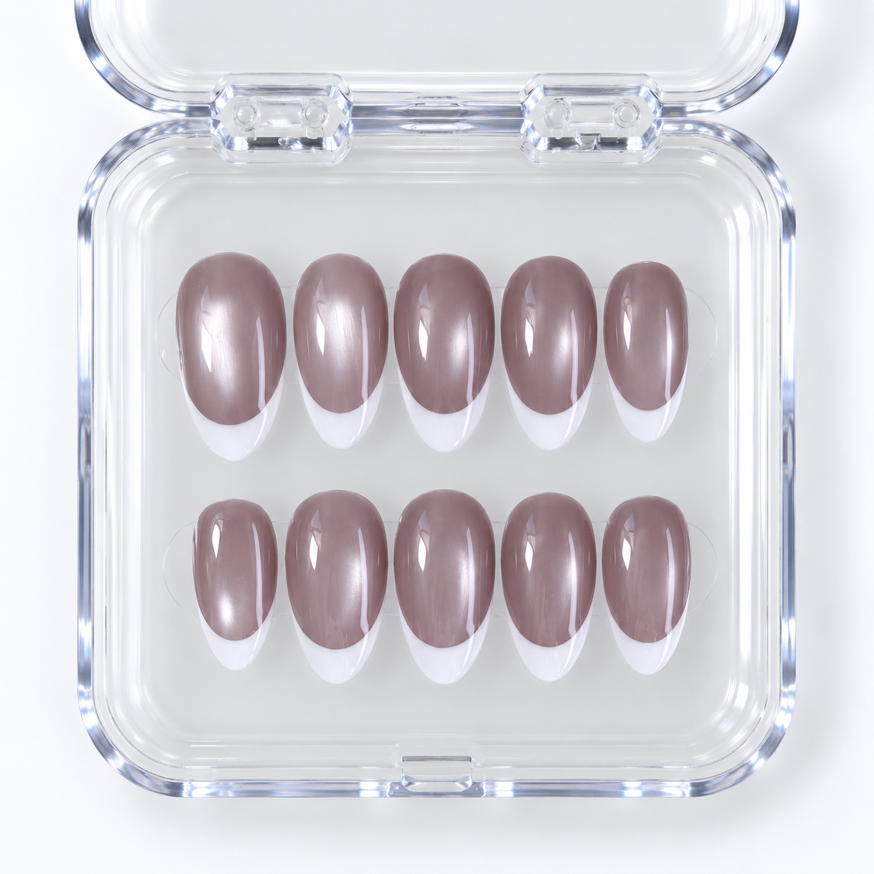 Glossy Nude French